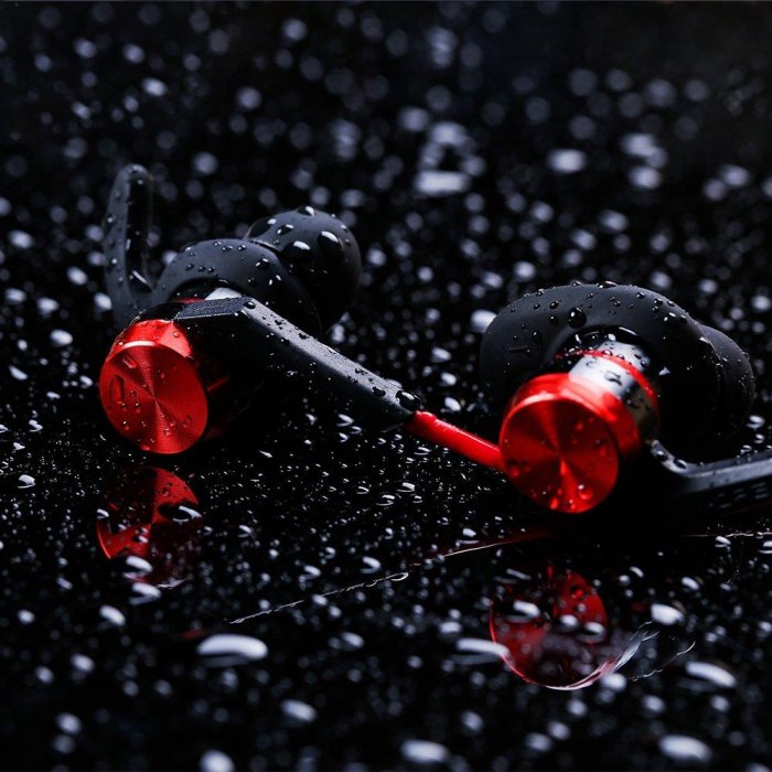 1MORE iBFree Bluetooth In-Ear Headphones with Microphone and Remote RED - Click Image to Close