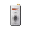 FiiO RR13 Portable Stereo FM Radio with Dual Speakers and Headphone Output SILVER