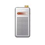FiiO RR13 Portable Stereo FM Radio with Dual Speakers and Headphone Output SILVER