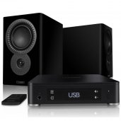 Mission LX-Connect True Wireless Speaker System w LX Connect-Hub BLACK - Open Box