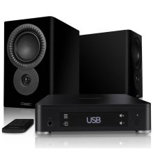 Mission LX-Connect True Wireless Speaker System w LX Connect-Hub BLACK opened box