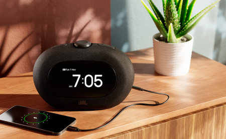 Description image for JBL Horizon 3 Bluetooth Clock Radio Sunrise Alarm with FM BLACK