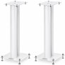 NorStone Stylum 2 Premium Metal 23.6-Inch Speaker Stand Pair WHITE SATIN