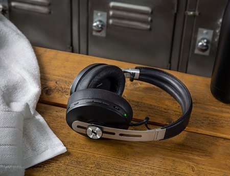 Description image for Sennheiser MOMENTUM 3 Noise-Canceling Wireless Over-Ear Headphones BLACK