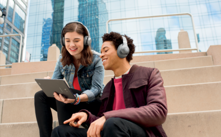 Description image for JBL Everest 710GA Around-ear Bluetooth Headphone w Google Assistant GUN METAL
