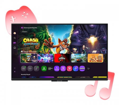 Description image for Samsung 32-Inch Smart Monitor M5 (M50D Series) – Full HD, HDR10, Smart TV Apps, Tizen OS