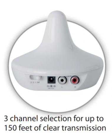 Description image for Omage QW1B Solar-Power Portable Outdoor Wireless Speaker WHITE