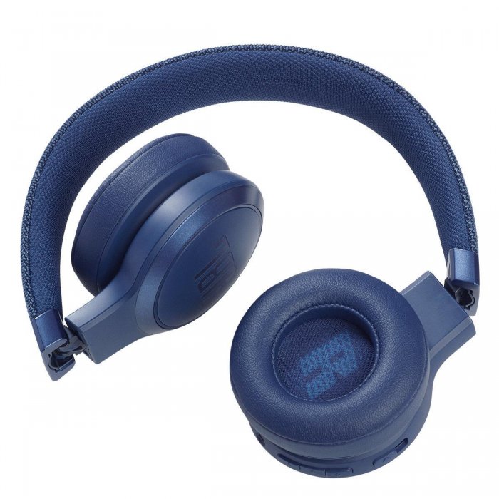 JBL Live 460NC Wireless Signature Sound On-Ear Noise-Cancelling Headphones BLUE - Click Image to Close