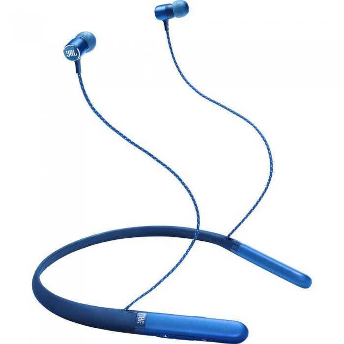 JBL LIVE 200BT In-ear Neckband Bluetooth Wireless Stereo Headphone BLUE - Click Image to Close