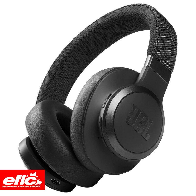 JBL Live 660NC Wireless Noise Cancelling On-Ear Headphones BLACK Canada
