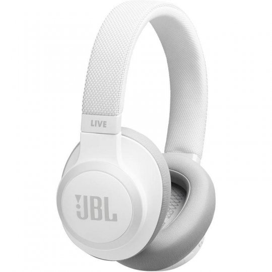 JBL LIVE 650BTNC Over-ear Active Noise Cancelling Bluetooth Wireless Headphone WHITE