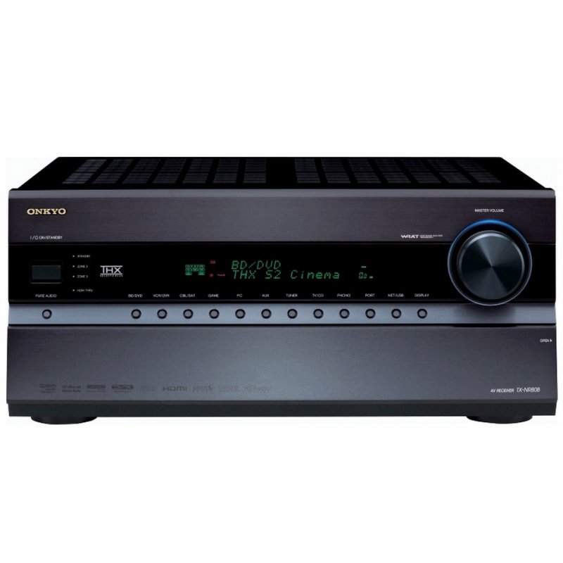 Onkyo TX-NR808 7.2-Channel 3-D Ready Network A/V Receiver