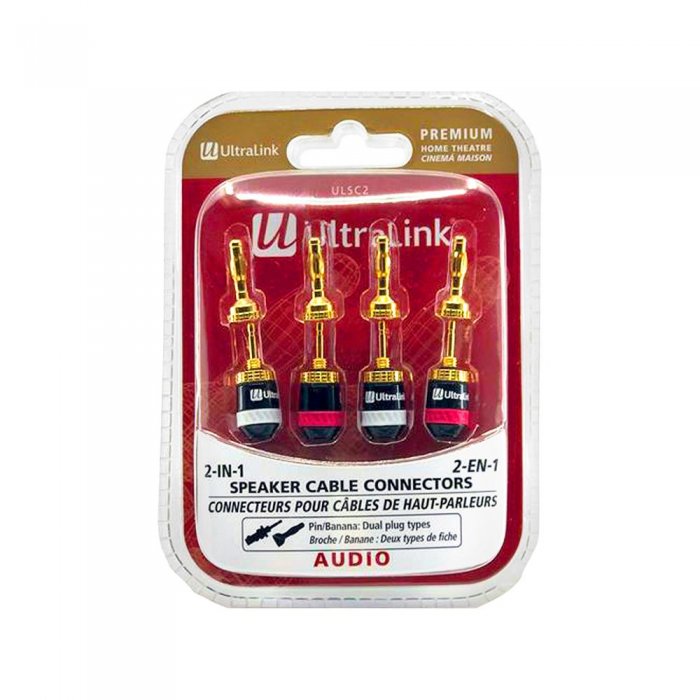 UltraLink ULSC2 Premium Speaker Cable Connectors - Click Image to Close