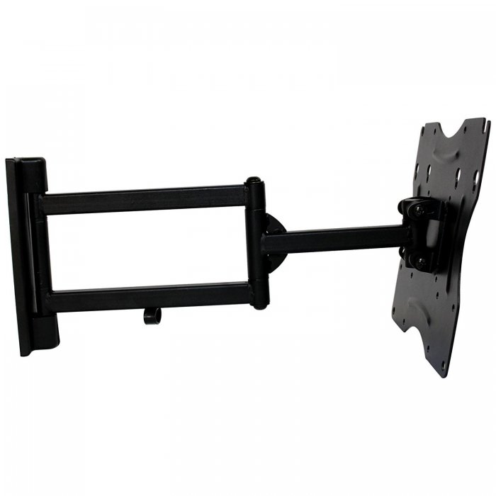Rocelco BMDA Basic Dual-Articulated Mount for for 15"-32" TV's BLACK - Click Image to Close