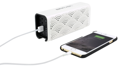 Description image for Braven LUX Wireless HD Bluetooth Portable Speaker PEARL WHITE