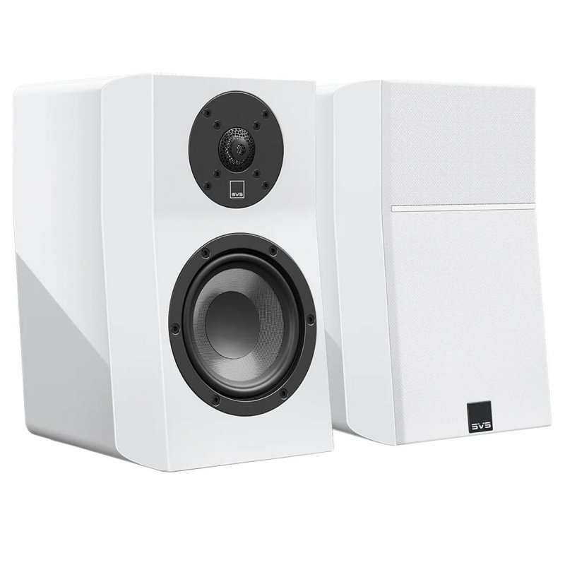 SVS Ultra Evolution Nano Bookshelf Speaker (Pair) PIANO GLOSS WHITE - Open Box