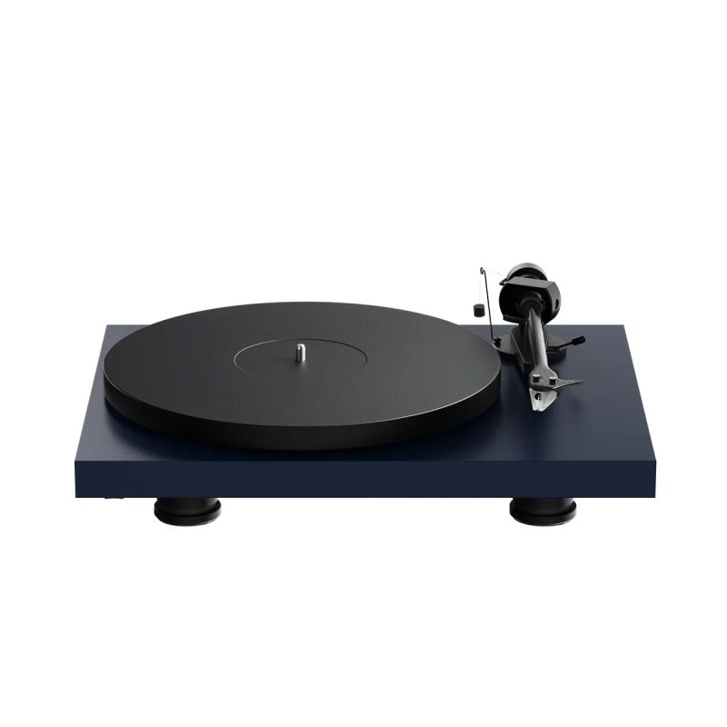 Pro-Ject Debut EVO 2 Belt Drive Turntable Carbon Tonearm Electronic Speed Control (PICK IT MM EVO) SATIN STEEL BLUE