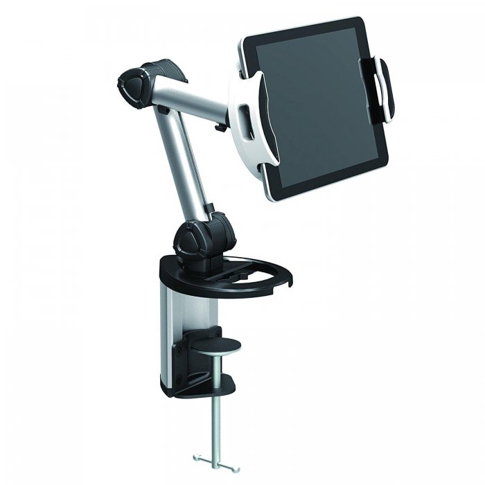 Rocelco TDM Universal Multi-Functional Tablet Wall/Desk/Shelf Mount ALLOY/BLACK - Click Image to Close