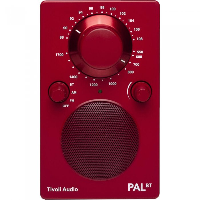 Tivoli PAL BT Portable Bluetooth Radio RED - Click Image to Close
