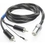 Pro-Ject Connect it DS 5 Pin to RCA CC Phono Cable with Ground Wire 1.23m