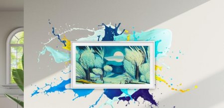 Description image for Samsung QN55LS03FAFXZC 55-Inch Frame QLED 4K Art Mode Vision AI Smart TV [2025]