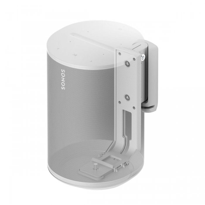 FLEXSON Wall Mount with Corner Piece for Sonos Era 100 Speaker (Each) WHITE - Click Image to Close