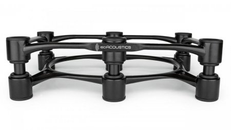 Description image for IsoAcoustics Aperta 300 Aluminum Speaker Isolation Stand BLACK