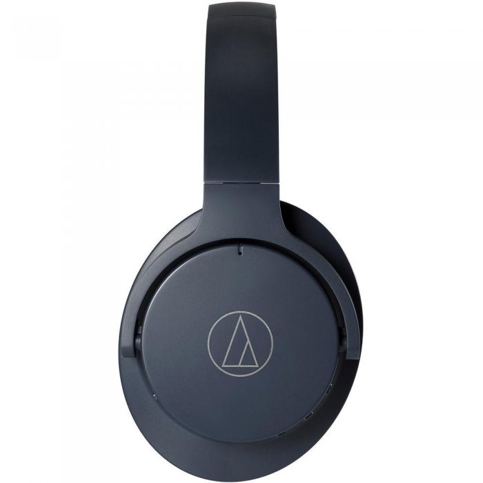 Audio-Technica ATH-ANC500BTNV Wireless Active Noise Cancelling Headphones NAVY - Click Image to Close