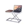 Rocelco PDR 19-Inch Portable Desk Riser WHITE
