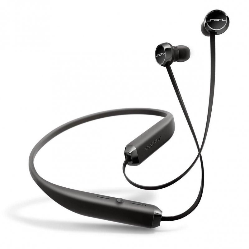 SOL Republic Shadow  EP1140bk Bluetooth Wireless 8-Hour Headphones BLACK