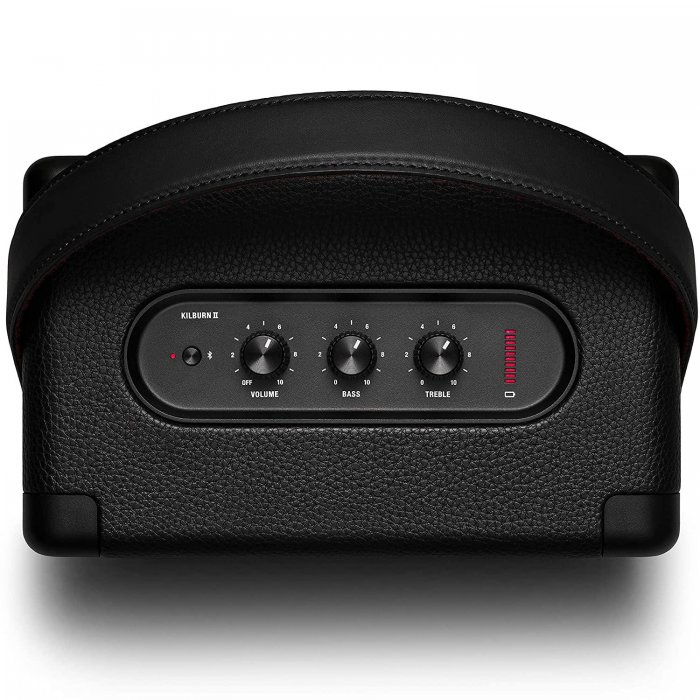 Marshall Kilburn II Portable Bluetooth Speaker w Carrying Strap BLACK - Click Image to Close
