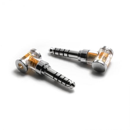 Description image for ddHiFi DJ35AR Rhodium Plated 2.5mm Female to 3.5mm Male Headphone Jack Adapter