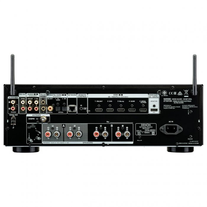 Denon DRA-800H 2-Channel Stereo AV Receiver - Click Image to Close