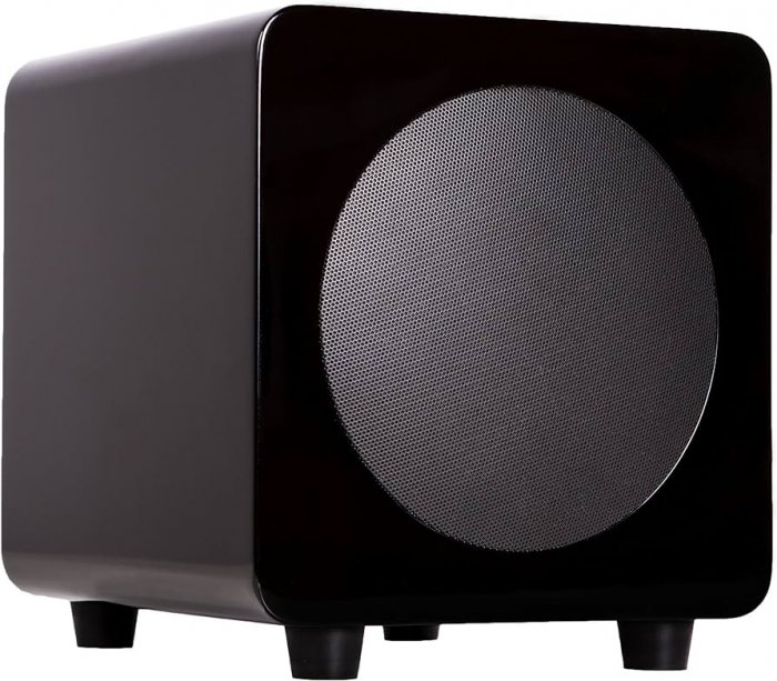 Kanto SUB6GB Active Subwoofer with RCA Cable GLOSS BLACK - Open Box - Click Image to Close