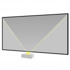 Elunevision Reference 100-Inch Ultra Short Throw 8K ALR NanoEdge Projection Screen
