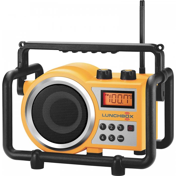 Sangean LB-100 Compact AM/FM Ultra Rugged Radio Receiver YELLOW - Click Image to Close