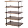 Salamander Designs A5W Modular Shelving Audio Stand Archetype 5.0 Stand WALNUT