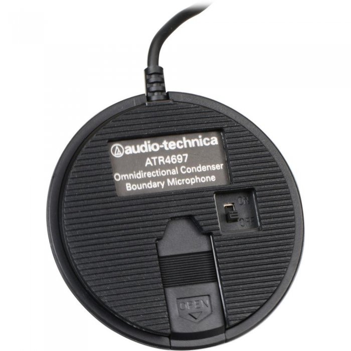 Audio-Technica ATR4697 Omnidirectional Condenser Boundary Microphone - Click Image to Close