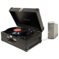 Crosley CR249-BK (Black) Keepsake USB Turntable