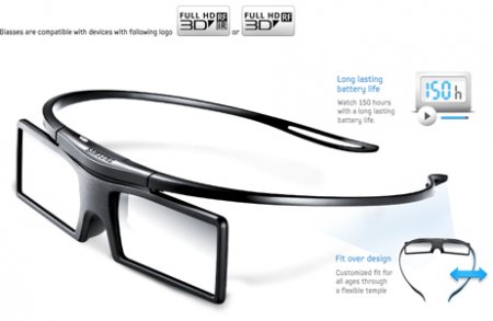 Description image for Two Samsung SSG-5150GB 3D Active Glasses (2012/2013/014/015) Models