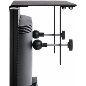 iQ IQTTS3006 30" x 6" Universal Flat Panel TV Top Shelf for Soundbars BLACK