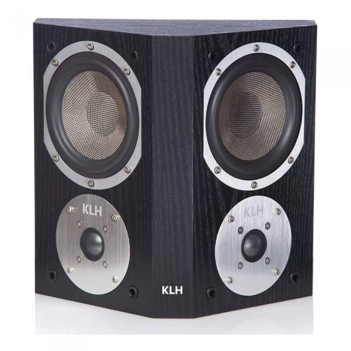 KLH BEACON Surround Speakers (Pair) BLACK OAK - Click Image to Close