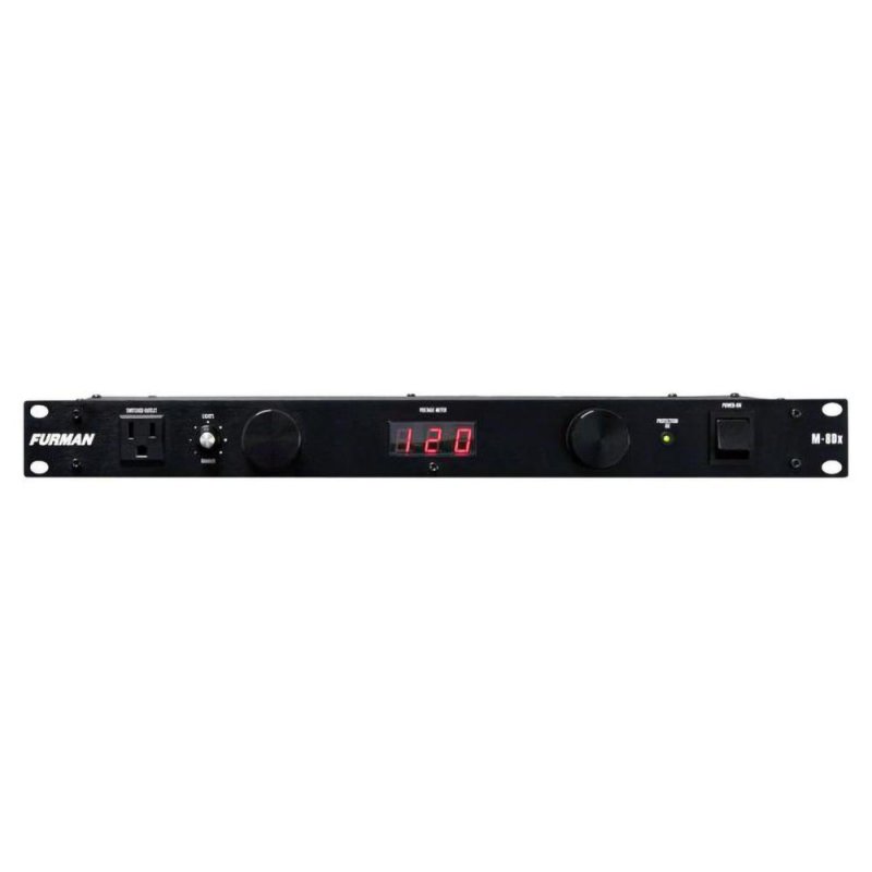 Furman M-8DX 15A Standard Power Conditioner with Lights and Digital Meter