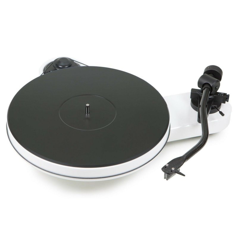 Pro-ject PJ50439351 RPM 3 Carbon 2M-Silver Turntable Piano WHITE`