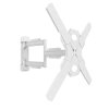 Kanto PS300W Full Motion TV Articulating Mount 26-60 Inch TV's WHITE