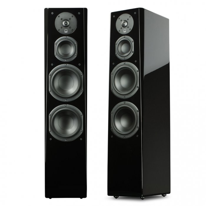 SVS 'Prime Tower' Floor Standing Tower Loudspeakers (PAIR) GLOSS BLACK - Click Image to Close