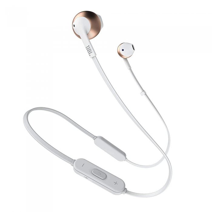 JBL Tune 205BT Wireless Bluetooth Earbud Headphones ROSE GOLD - Click Image to Close