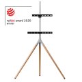 One for All TV Tripod Stand with Soundbar Mount for 32-65" TVs LIGHT
