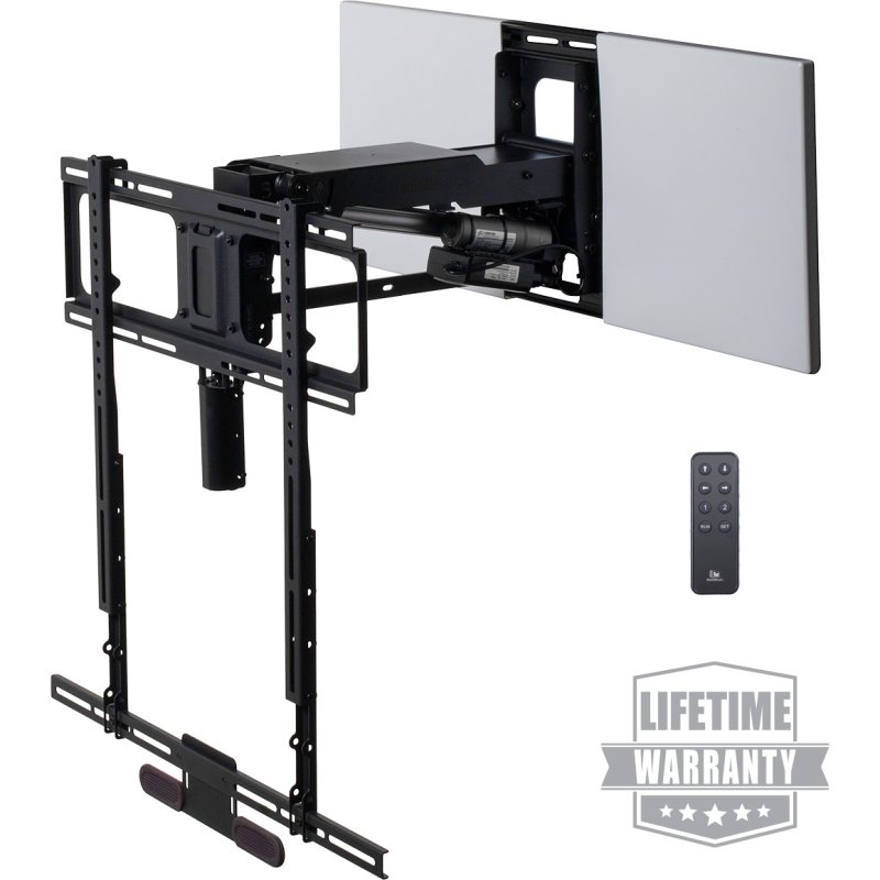MantelMount MM815 Motorized Drop Down and Swivel TV Mount
