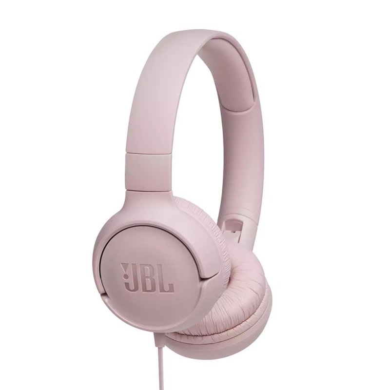 JBL Tune 500 On-Ear Headphones with One-Button Remote/Mic PINK